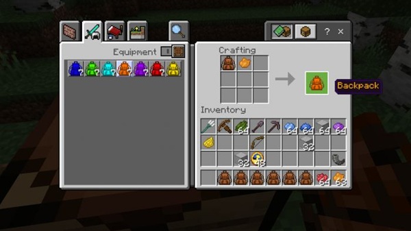 Multi Backpack Addon mcpe download