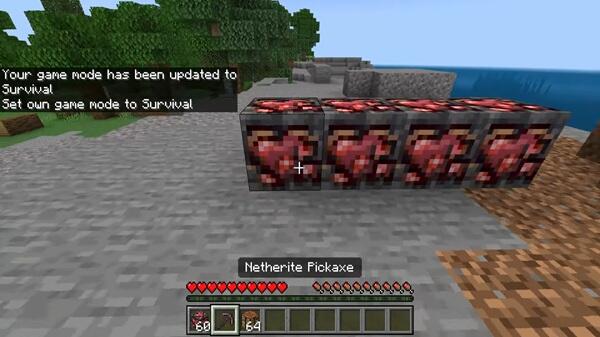 heart tank addon mcpe bedrock