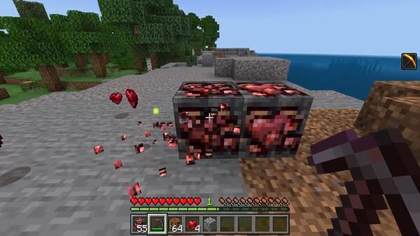 heart tank addon mcpe