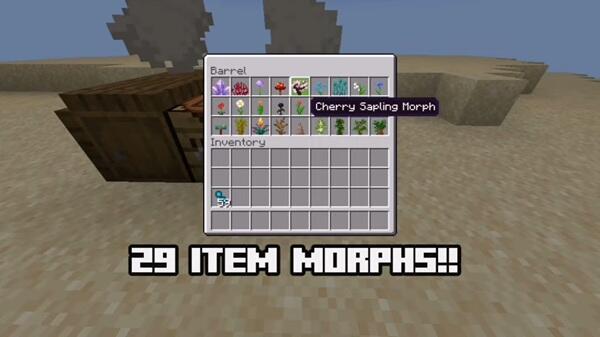 item morph addon mcpe bedrock