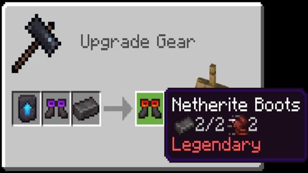 upgraded netherite addon mcpe bedrock